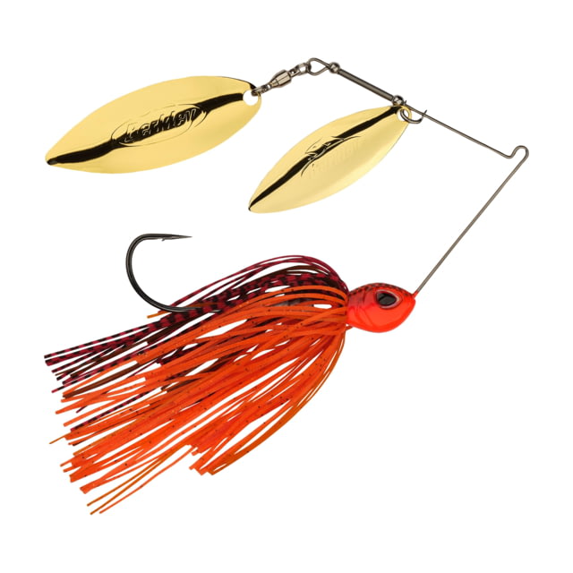 Berkley Power Blade Standard Spinnerbait 1/2 oz Willow Willow Fire Craw