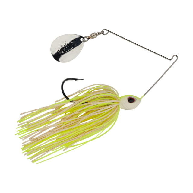 Berkley Power Blade Standard Spinnerbait 3/8 oz Colorado White Chartreuse
