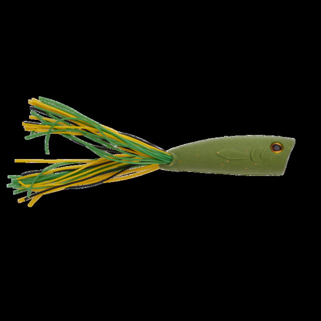 Berkley Power Pop Hard Bait Topwater 50 1/4oz 50mm / 2in Topwater Hook Size 1/0 Green Bull Frog