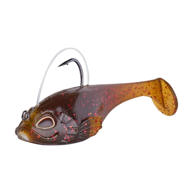 Berkley PowerBait Agent E Soft Bait 3/4 oz 3in / 8cm Green Pumpkin Red Fleck