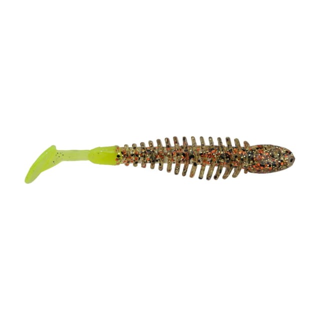 Berkley Berkley PowerBait Bonefish Soft Bait 3.25in 8 Pack Gold Cracker/Chartreuse