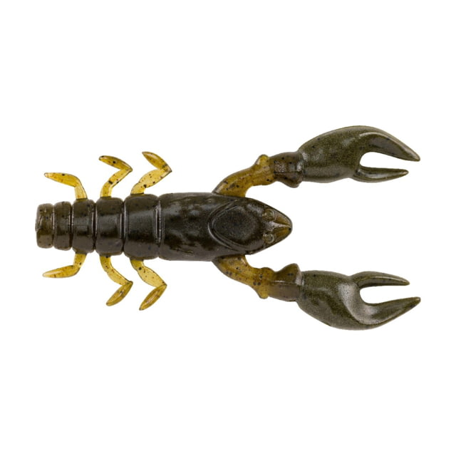 Berkley Berkley PowerBait Champ Craw Creature Bait 3.5in 6 Pack Green Pumpkin