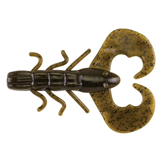 Berkley Berkley PowerBait Chigger Bug Soft Bait 10 3in Green Pumpkin