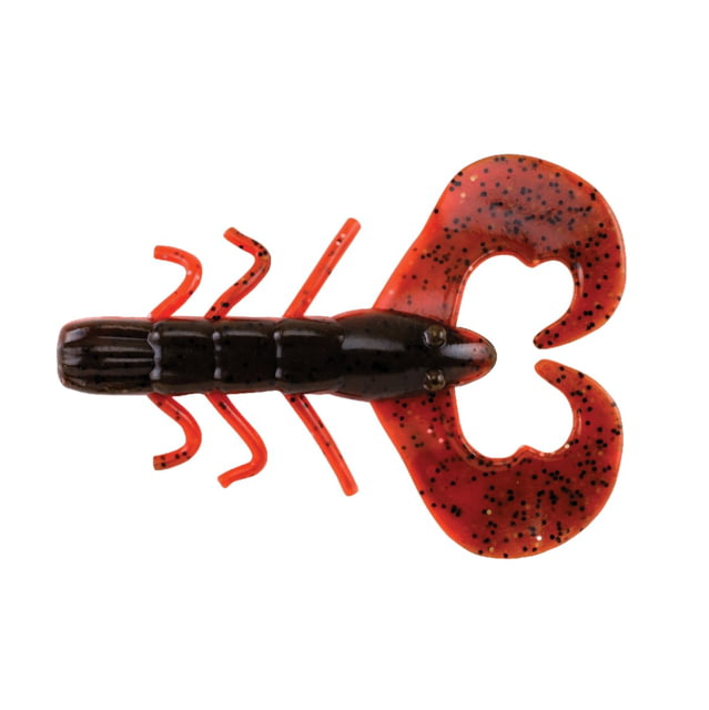 Berkley Berkley PowerBait Chigger Bug Soft Bait 10 3in Skeets Hot Craw