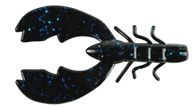 Berkley Berkley PowerBait Chigger Craw Lure 3in Black Blue Fleck