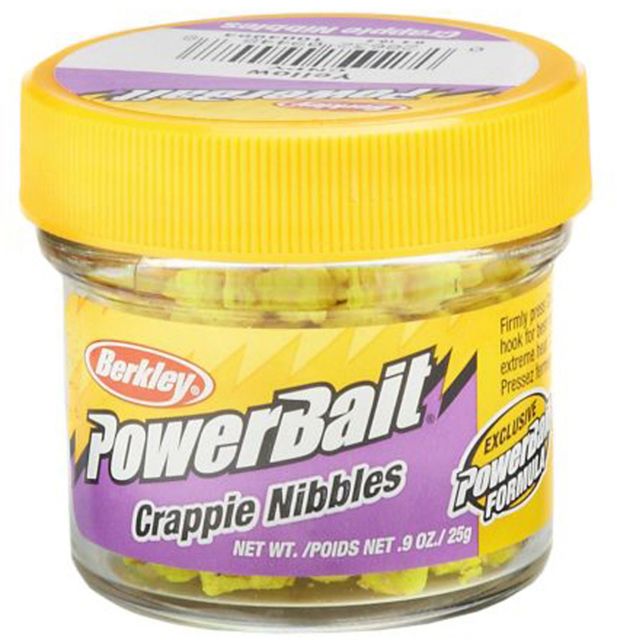 Berkley PowerBait Crappie Nibbles Bait Yellow 175954