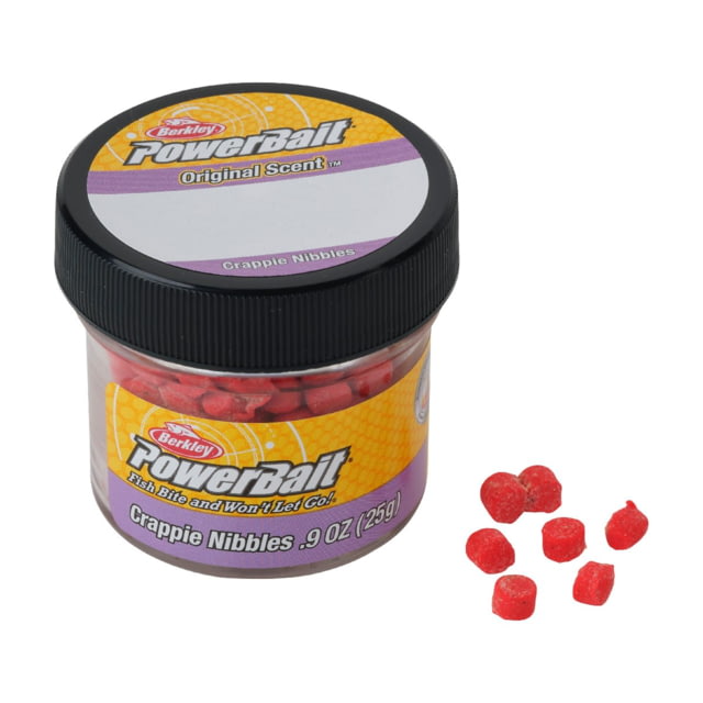 Berkley Berkley PowerBait Crappie Nibbles Fluorescent Red