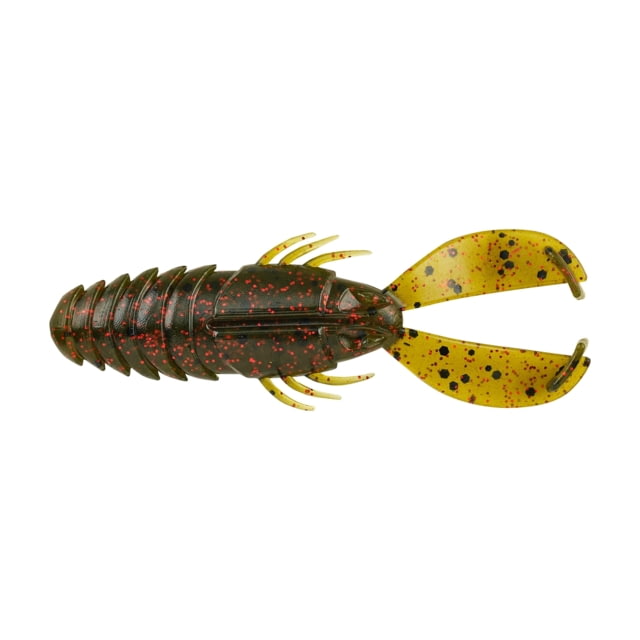 Berkley PowerBait Crash Craw Soft Bait 3 1/2in / 9cm Watermelon Red
