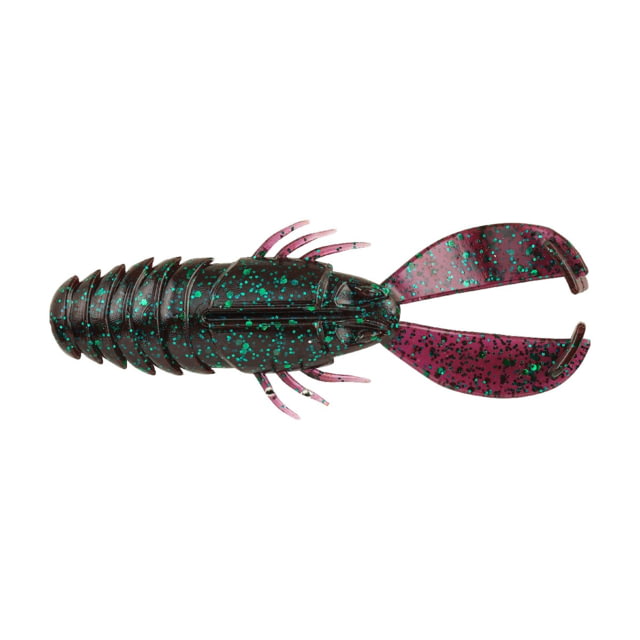 Berkley Berkley PowerBait Crash Craw Soft Bait 3.5in 8 Pack June Bug