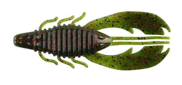 Berkley PowerBait Craw Fatty Soft Bait 4in / 10cm Green Pumpkin Red