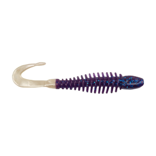 Berkley Berkley PowerBait Curly Bones Soft Bait 3in 10 Pack Electric Blue/White