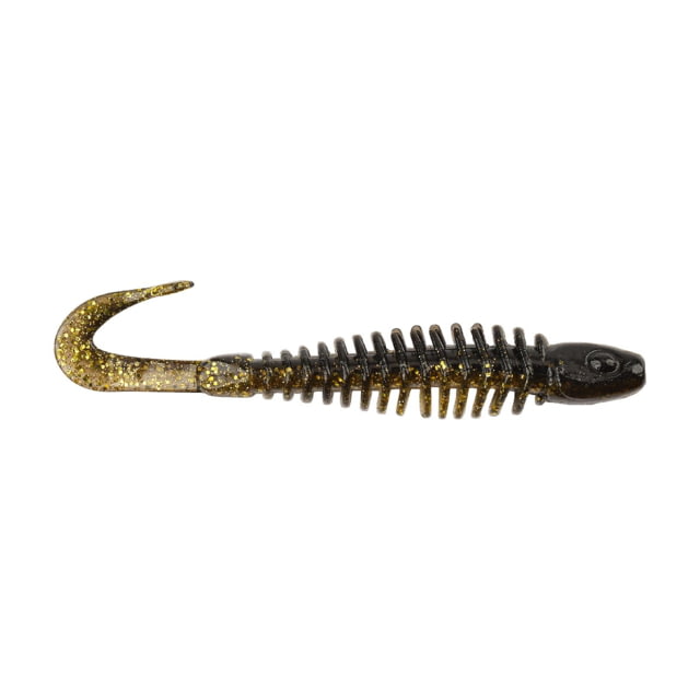 Berkley Berkley PowerBait Curly Bones Soft Bait 3in 10 Pack Midnight Shine