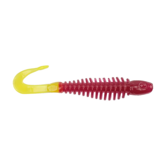 Berkley Berkley PowerBait Curly Bones Soft Bait 3in 10 Pack Purple/Chartreuse