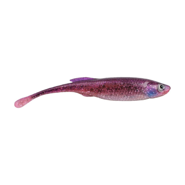 Berkley Berkley PowerBait Drip Minnow Soft Bait 3in 6 Pack HD Purple Shiner