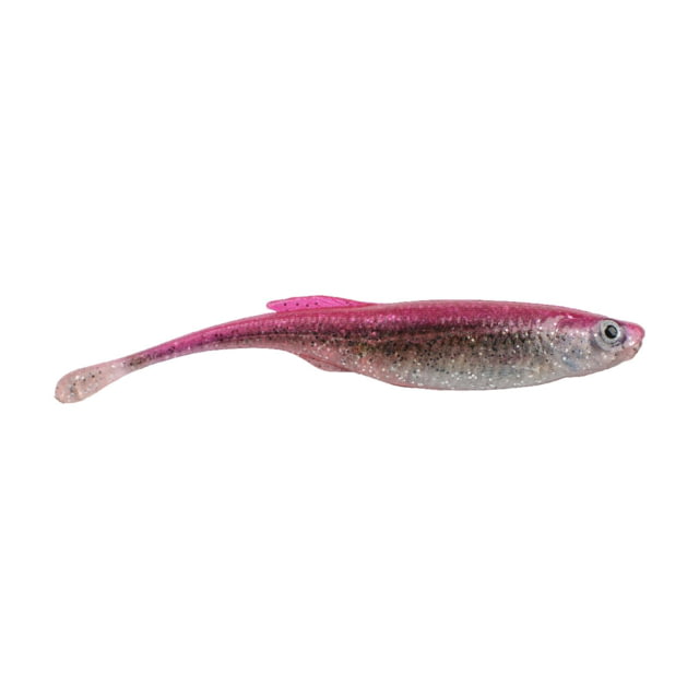 Berkley Berkley PowerBait Drip Minnow Soft Bait 5in 4 Pack HD Pink Shiner