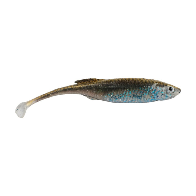 Berkley Berkley PowerBait Drip Swimmer Soft Bait 3in 6 Pack HD Emerald Shiner