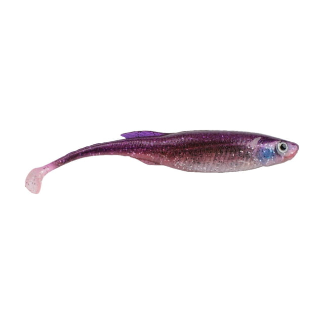 Berkley Berkley PowerBait Drip Swimmer Soft Bait 4in 5 Pack HD Purple Shiner