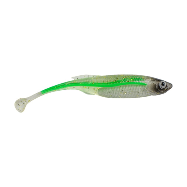 Berkley Berkley PowerBait Drip Swimmer Soft Bait 5in 4 Pack Green Liner