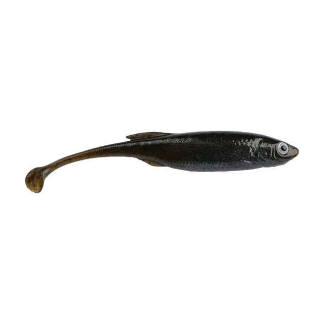 Berkley Berkley PowerBait Drip Swimmer Soft Bait 5in 4 Pack Green Pumpkin Shad