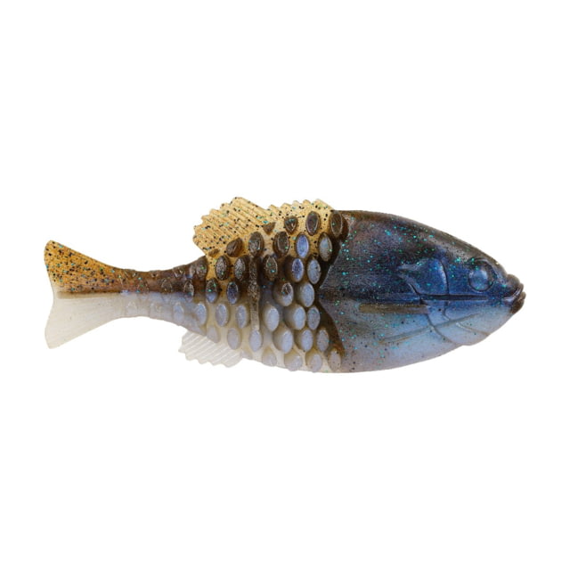 Berkley Berkley PowerBait Gilly Soft Bait IKE's Green Pumpkin Blue Flash 130