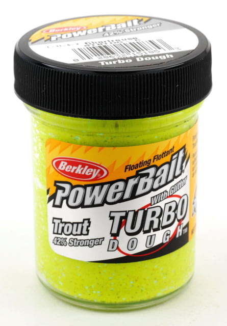 Berkley PowerBait Glitter Turbo Dough Chartreuse