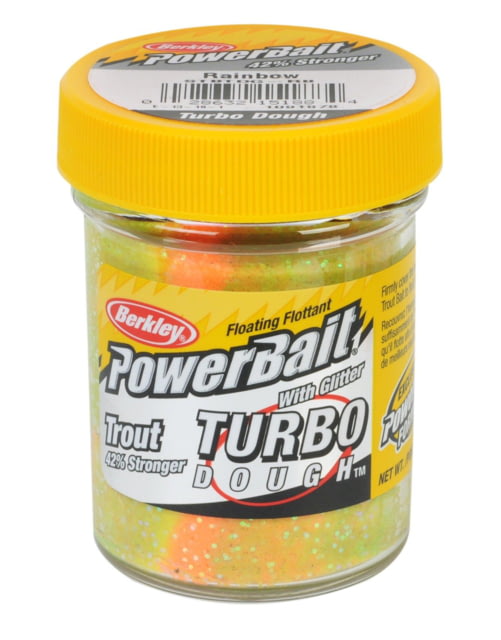 Berkley PowerBait Glitter Turbo Dough Rainbow