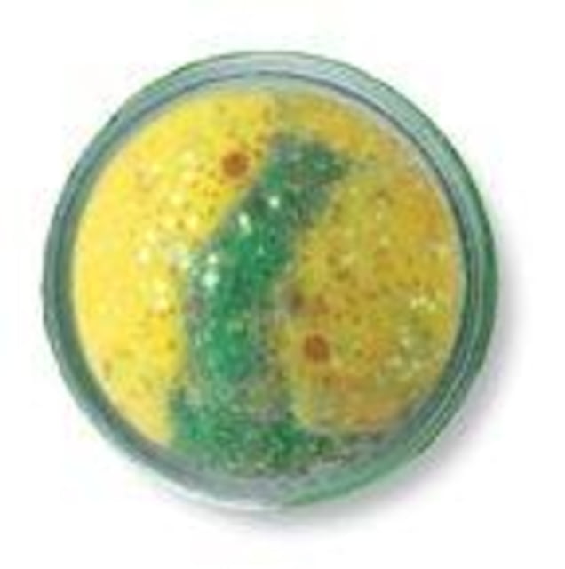 Berkley PowerBait Glitter Turbo Dough Spring Green Yellow