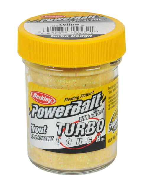 Berkley PowerBait Glitter Turbo Dough Yellow