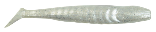 Berkley PowerBait Grass Pig Soft Bait 3 1/2in / 9cm Pearl White Silver Fleck