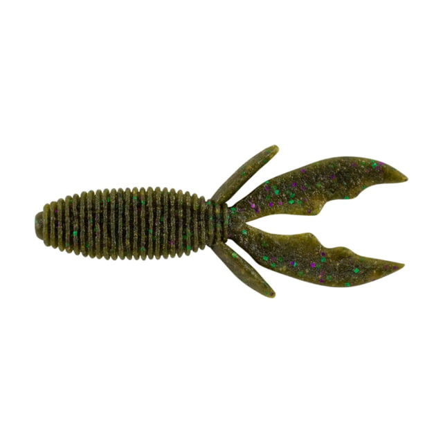 Berkley PowerBait MaxScent Creature Hawg Soft Bait 8 Pack Green Pumpkin Party