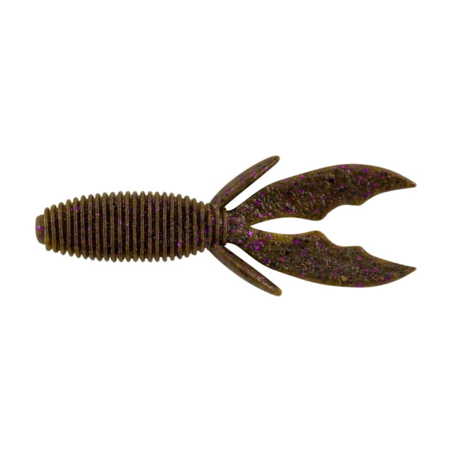 Berkley PowerBait MaxScent Creature Hawg Soft Bait 8 Pack Green Pumpkin Purple Fleck