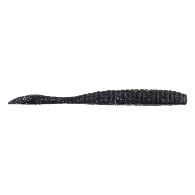 Berkley Berkley PowerBait MaxScent Flat Worm 3.6in 10 Pack Black