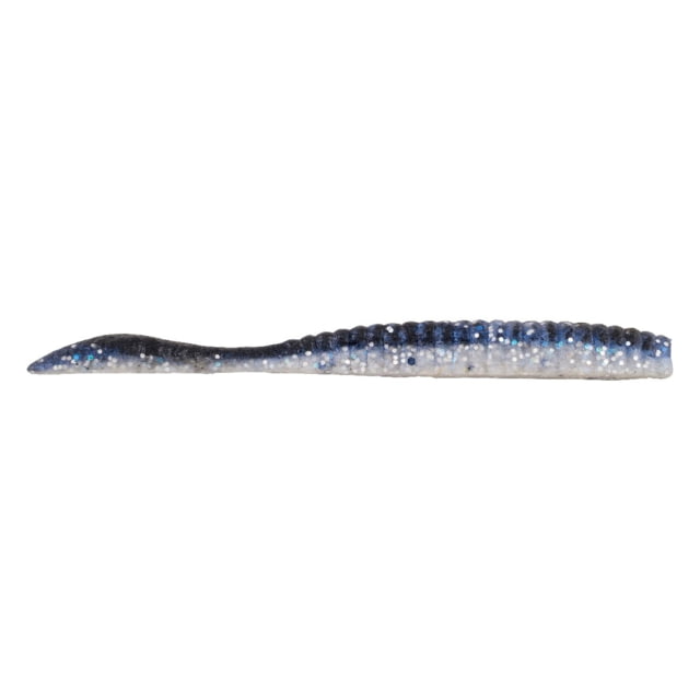 Berkley Berkley PowerBait MaxScent Flat Worm 3.6in 10 Pack Black Shiner