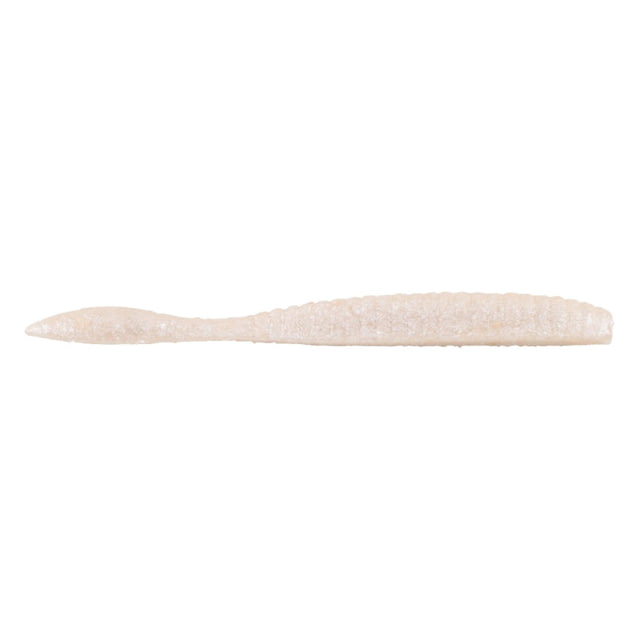 Berkley Berkley PowerBait MaxScent Flat Worm 3.6in 10 Pack White Pearl
