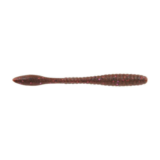 Berkley Berkley PowerBait MaxScent Flat Worm 4.5in 8 Pack Cinnamon Purple