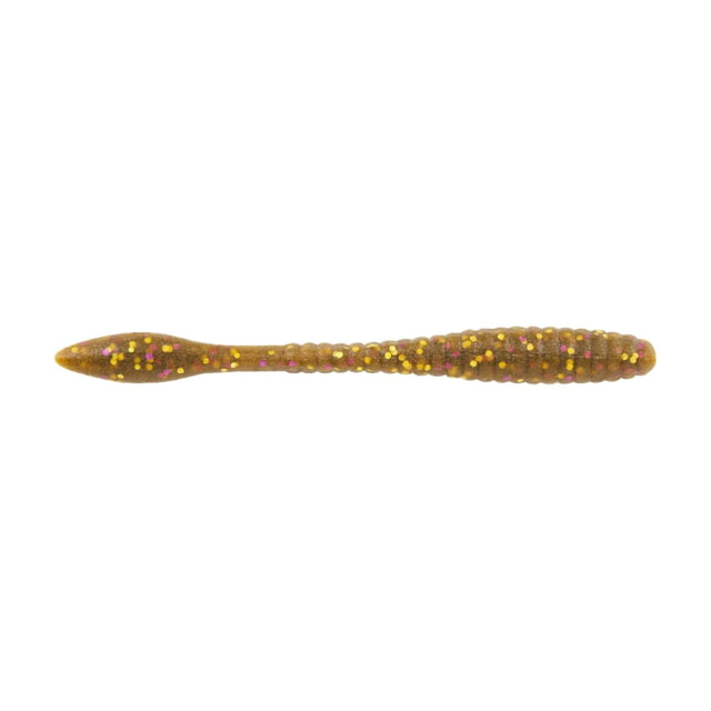 Berkley Berkley PowerBait MaxScent Flat Worm 4.5in 8 Pack Mango Magic