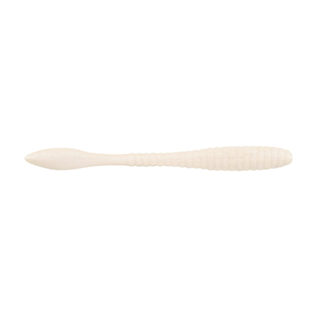 Berkley Berkley PowerBait MaxScent Flat Worm 4.5in 8 Pack White Pearl