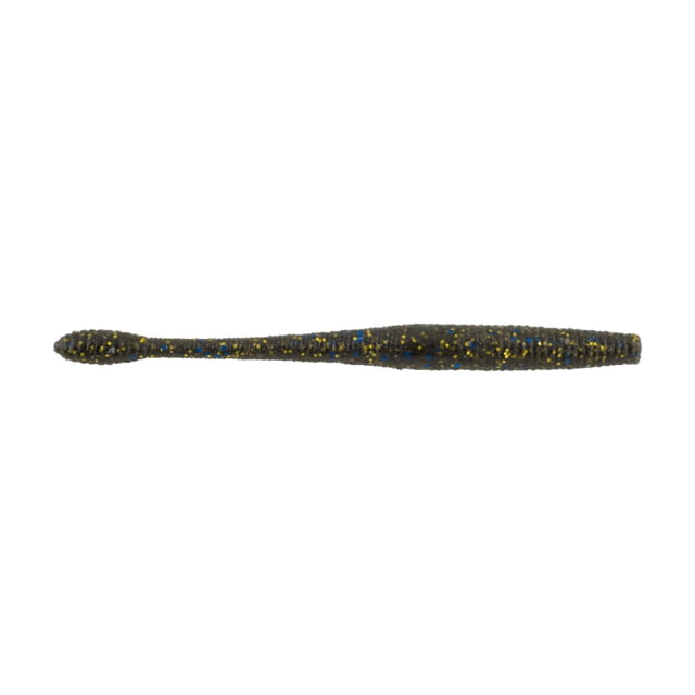 Berkley Berkley PowerBait MaxScent Hit Worm Soft Bait 4.5in 10 Pack Smoke Black Blue Gold