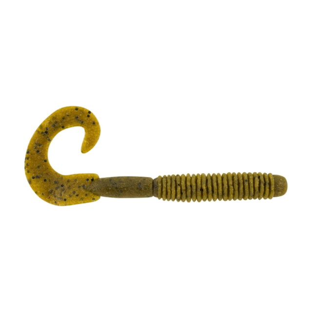 Berkley Berkley PowerBait MaxScent Lunch Worm Soft Bait 6in 10 Pack Green Pumpkin
