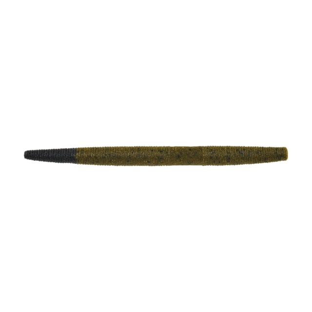 Berkley Berkley PowerBait Maxscent The General Soft Bait 6in 5 Pack Green Pumpkin/Black