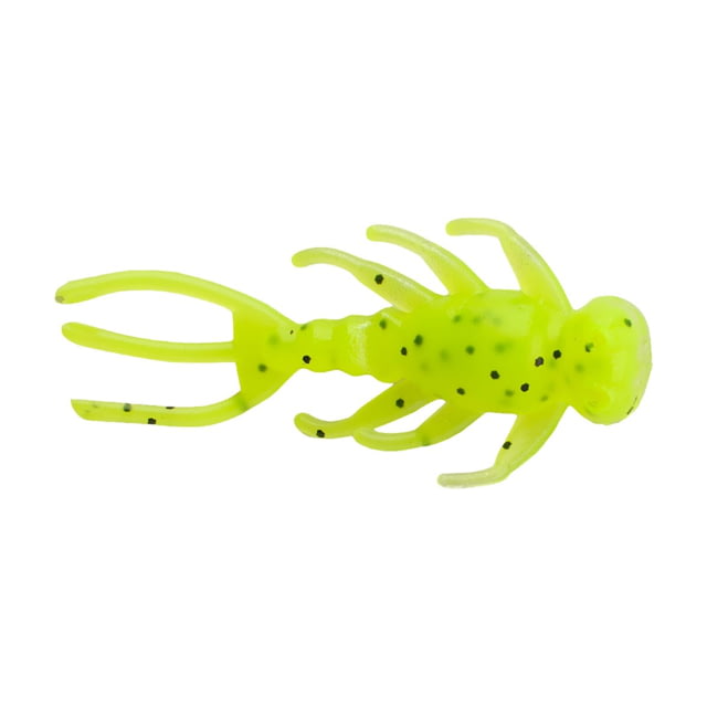 Berkley Berkley PowerBait Mayfly Soft Bait 3/4in 14 Pack Chartreuse Shad