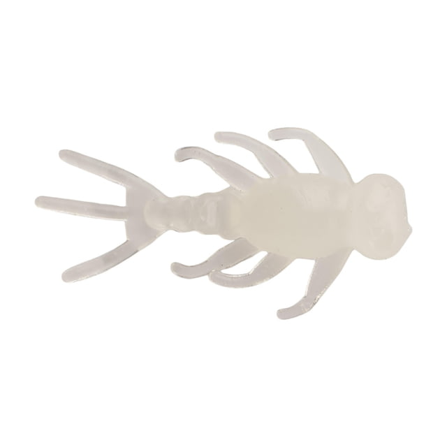 Berkley Berkley PowerBait Mayfly Soft Bait 3/4in 14 Pack Glow White
