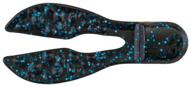 Berkley Berkley PowerBait Meaty Chunk Soft Bait 6 3.5in Black Blue Fleck