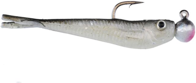 Berkley PowerBait Micro Minnow Lure 3in. Black Shad 176365