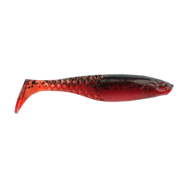 Berkley Berkley PowerBait Paddlin' PowerStinger Soft Bait Lures 5 Pack 4.25in Ghost Red Craw