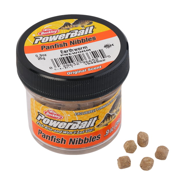 Berkley PowerBait Panfish Nibbles Dough Earthworm