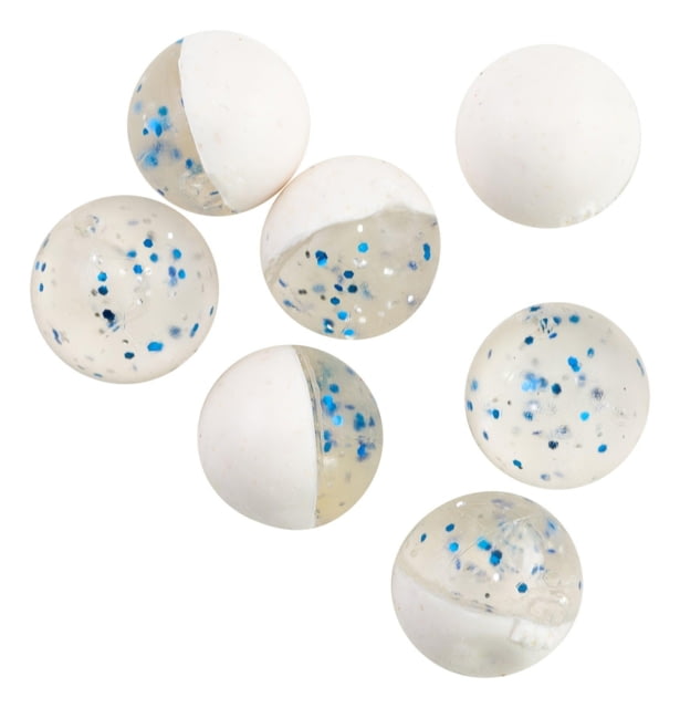 Berkley PowerBait Power Clear Eggs Floating Soft Bait Garlic Clear Silver Blue-Fl. White