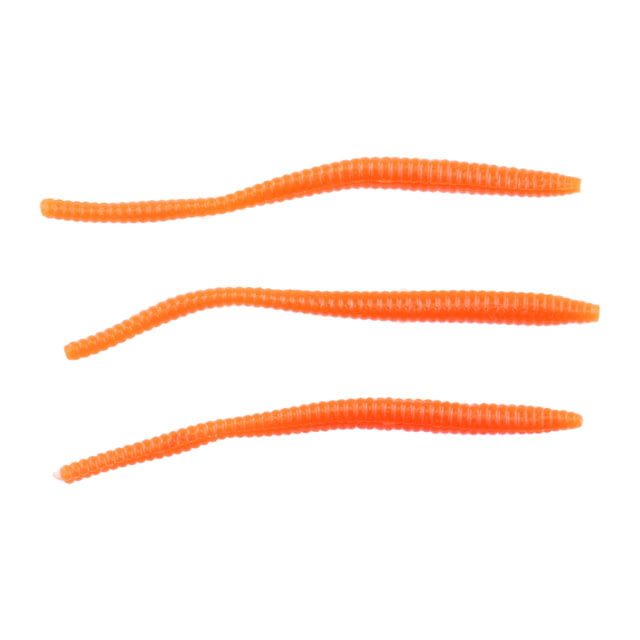 Berkley PowerBait Power Floating Trout Worm 15 3in Fluorescent Orange