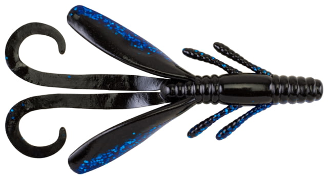 Berkley PowerBaits Power Hawg Creature Bait 8 4in Black Sapphire