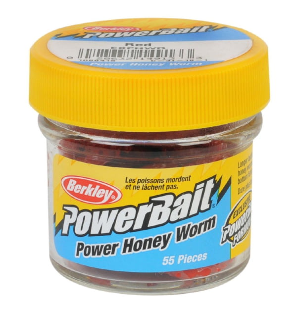 Berkley Berkley PowerBait Power Honey Worm Soft Bait Red